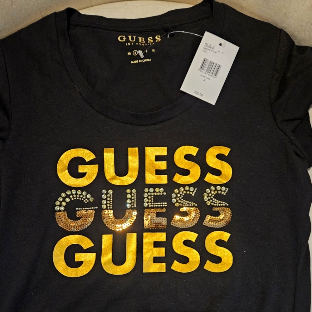 Womens Guess T-Shirt Small New